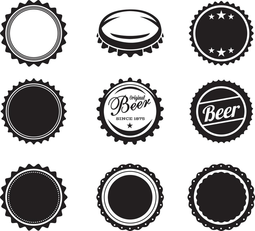 Bottle Cap Alcohol Drink vector