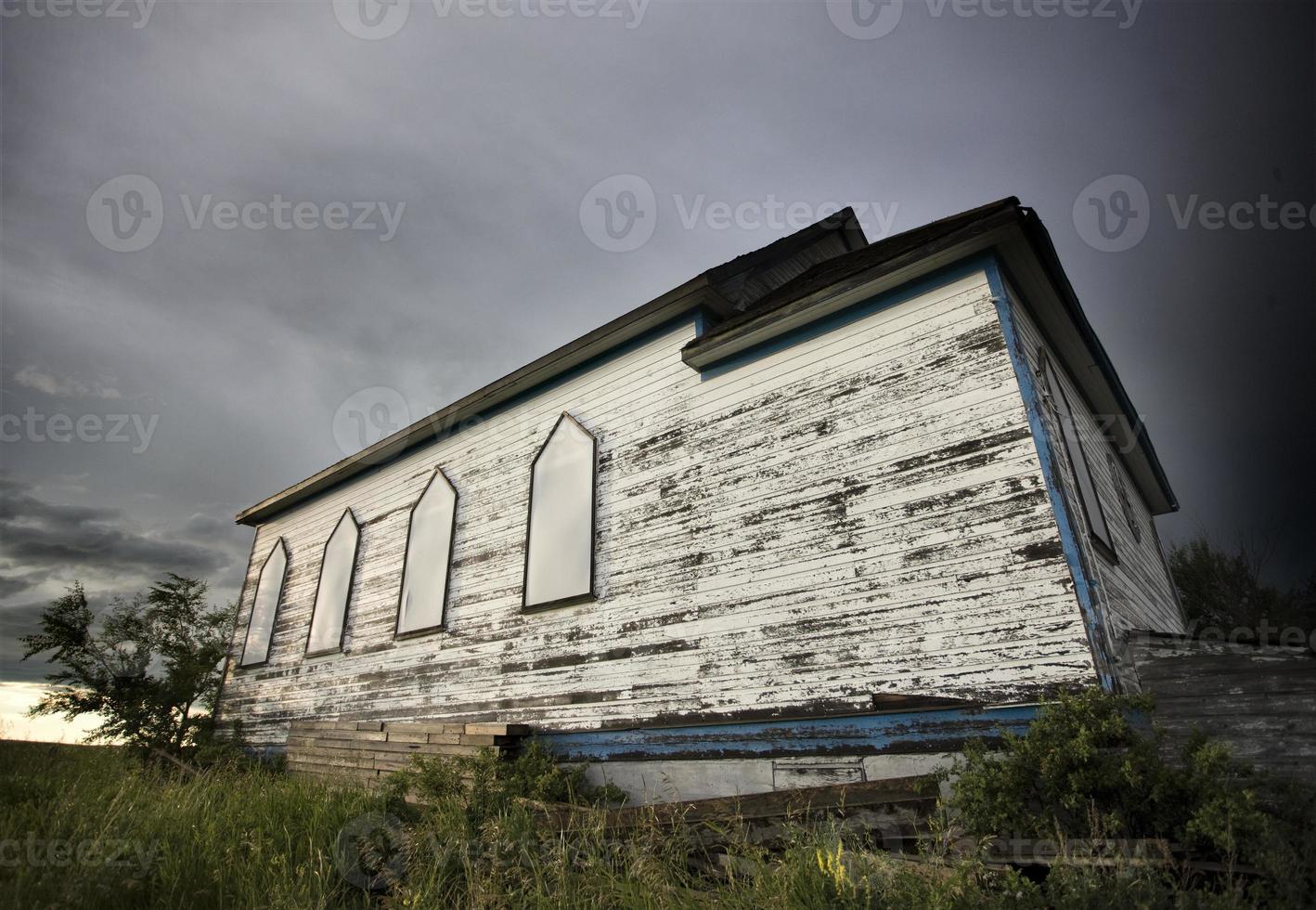 Abandoned Church After Storm photo