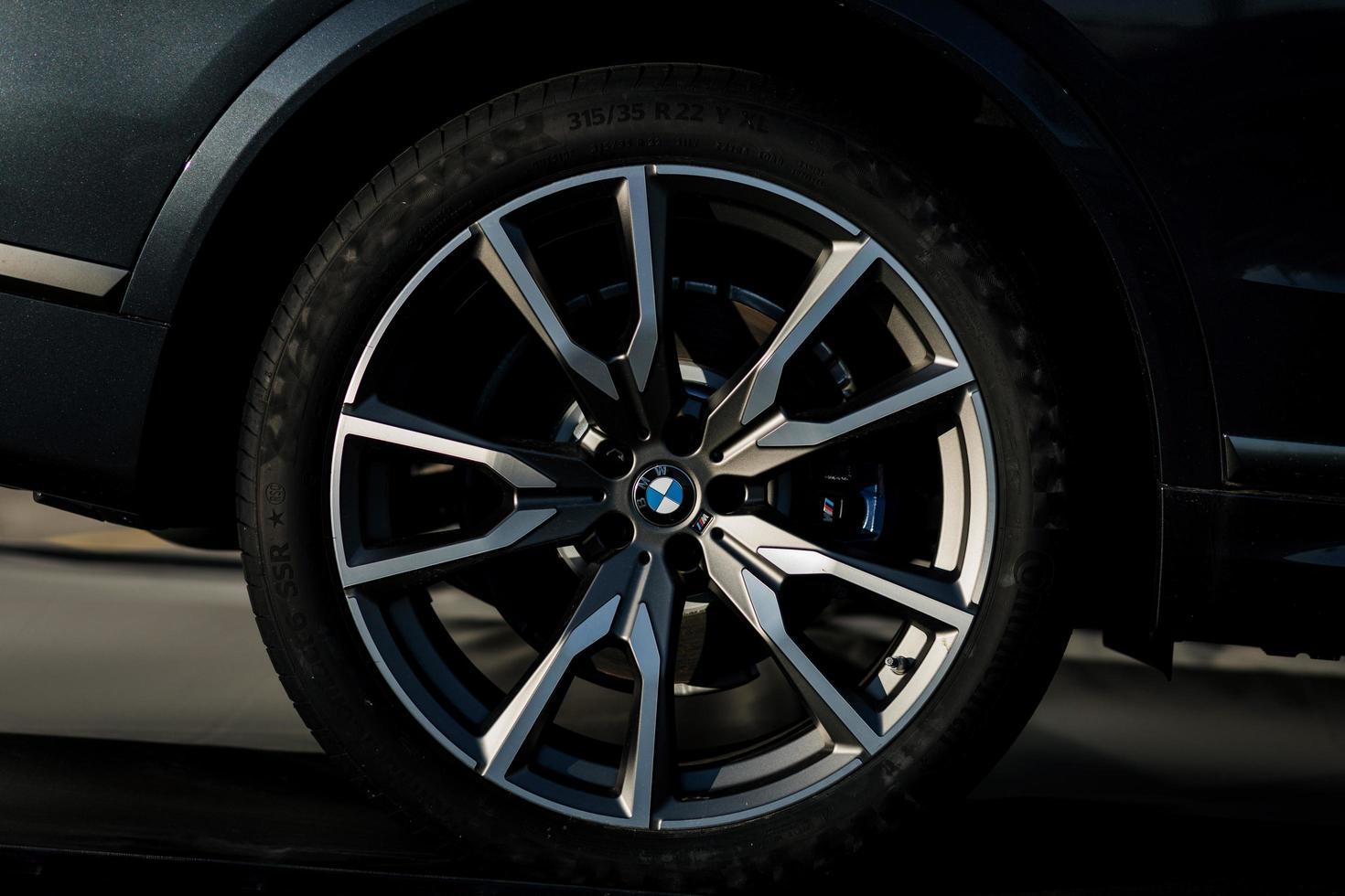 Minsk, Belarus, February 2022 - wheel original with the BMW x7 photo