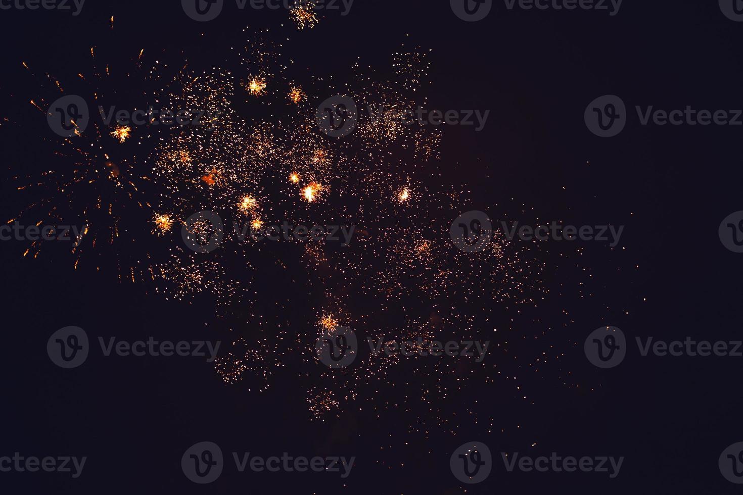 Fireworks light up the sky photo