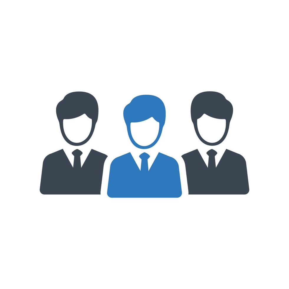 Leadership Icon, team icon for your web site , logo, app, UI design vector