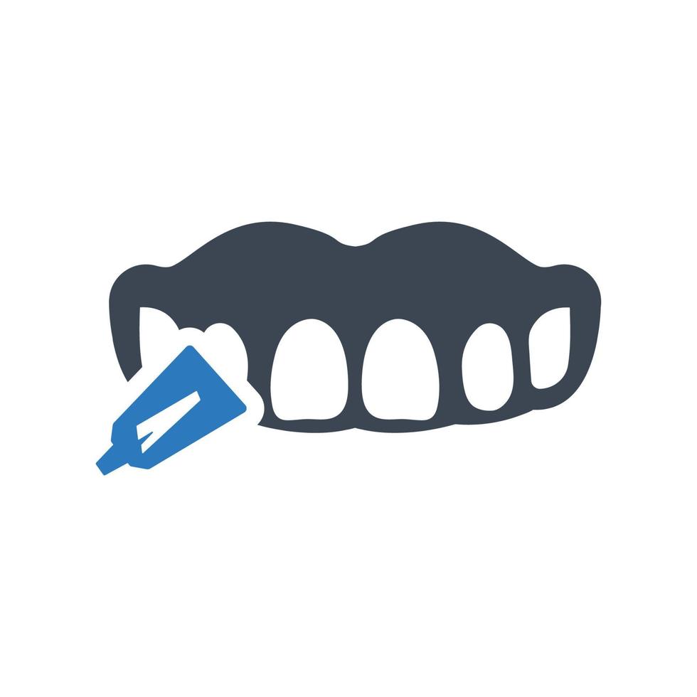 Fluoride treatment icon, Teeth protection symbol for your web site , logo, app, UI design vector