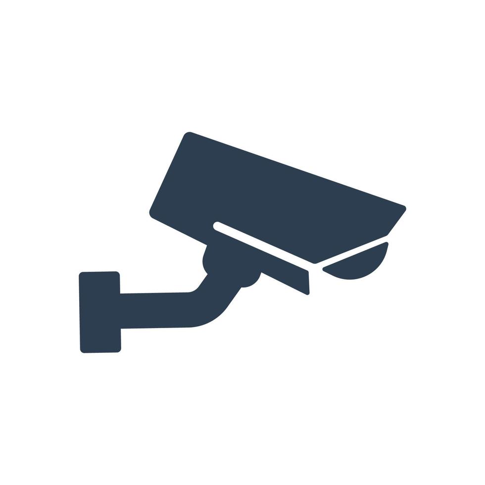 Security camera icon, Cc tv symbol vector