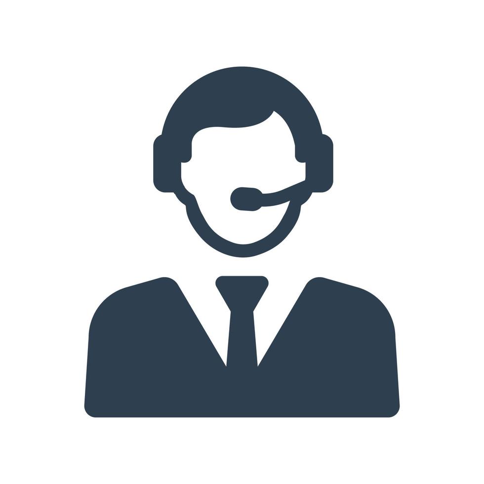 Customer assistance icon, Customer care vector