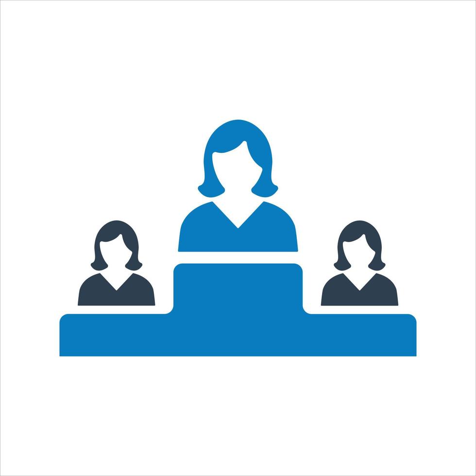 Business victory icon vector