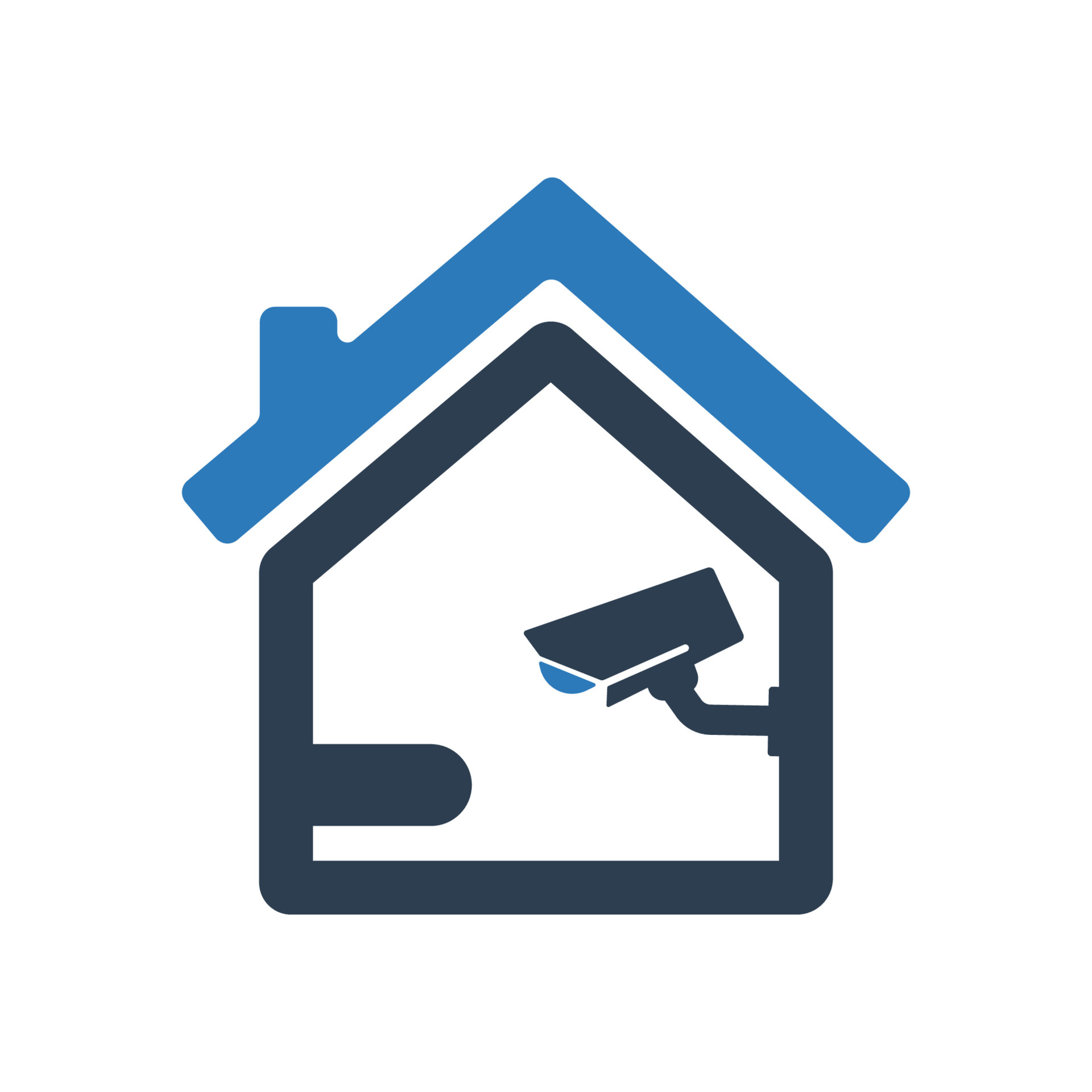 Home Security camera icon, Security camera symbol for your web site