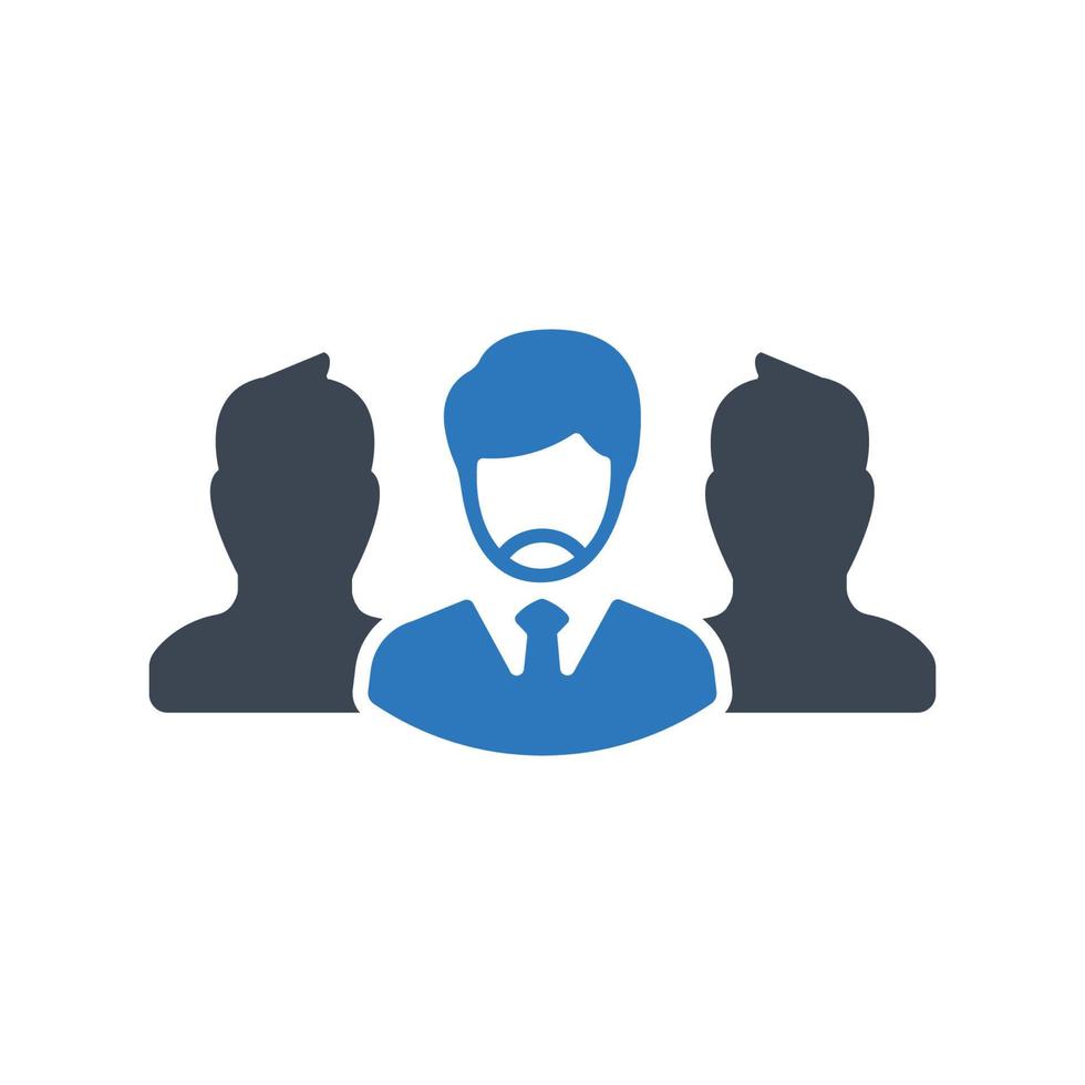 Leadership Icon, team icon for your web site , logo, app, UI design vector