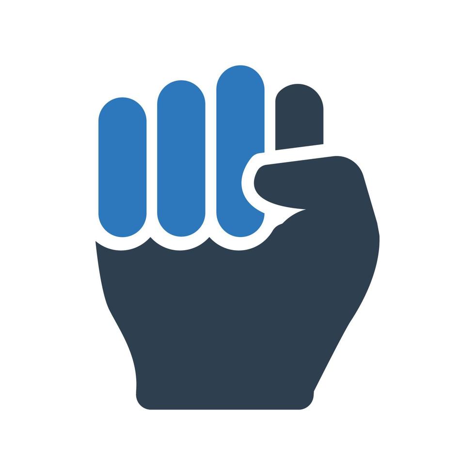 Power, strength icon, Durable, hand, strong vector