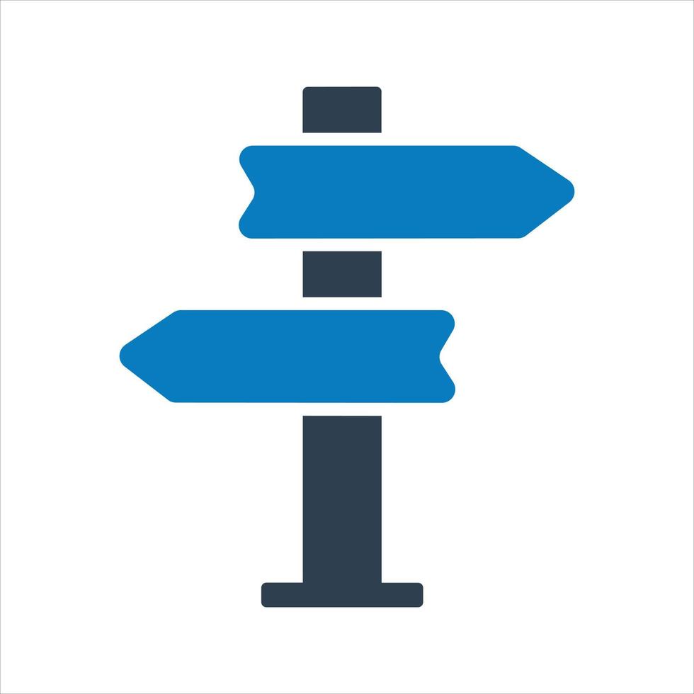 Direction sign icon. vector image