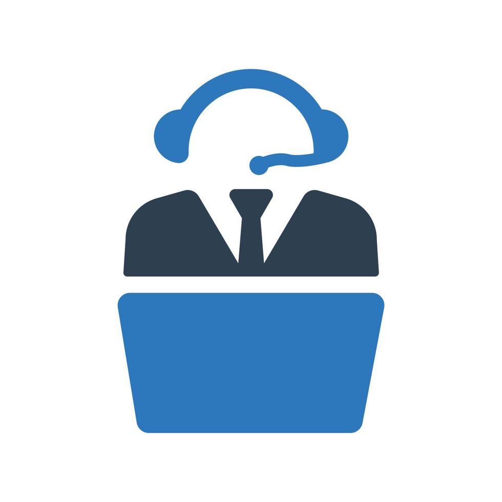 Call center icon, Customer Support vector