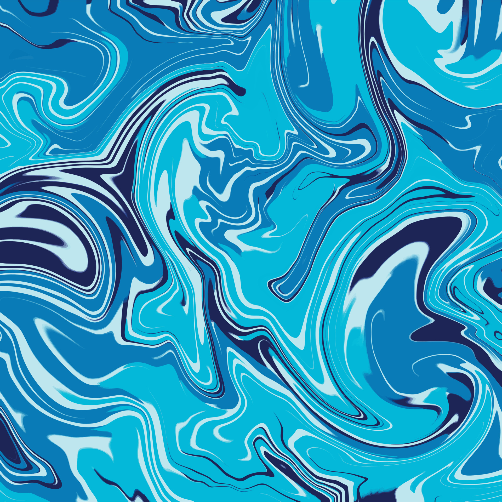 Liquid Marble. Blue liquid marble background. 5911627 Vector Art at