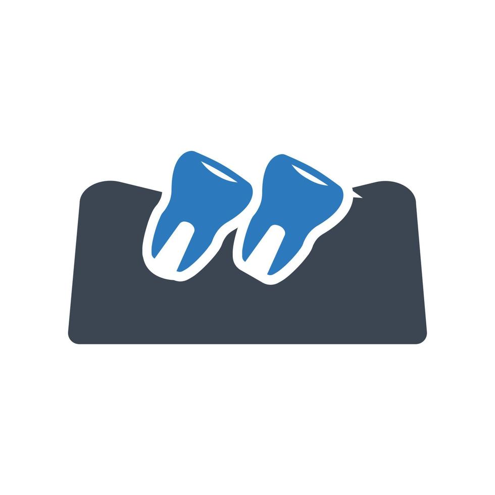 Loose tooth icon, tooth symbol for your web site , logo, app, UI design vector