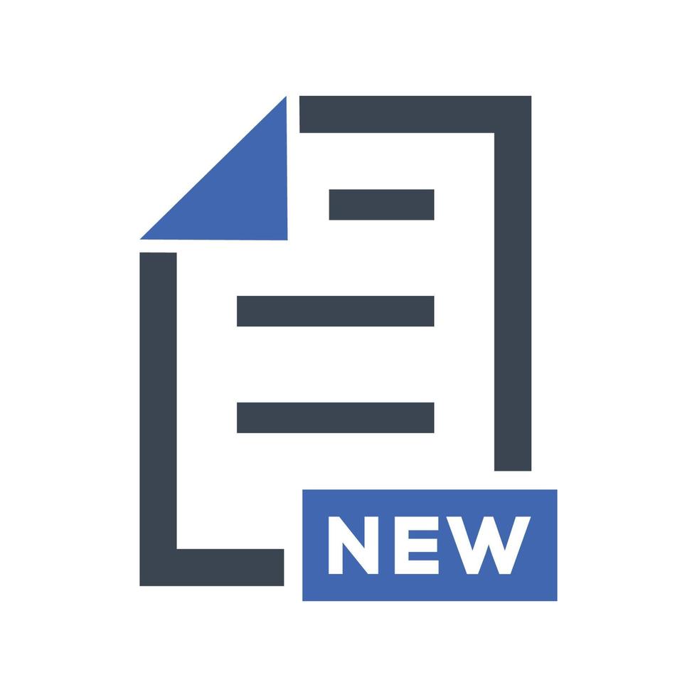 NEW File format icon. NEW file format vector image