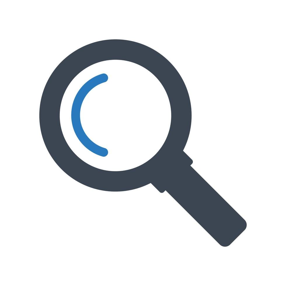 Search icon on white background vector