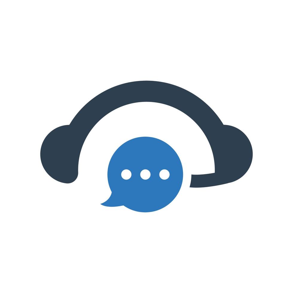 Customer Support Icon, Call center vector