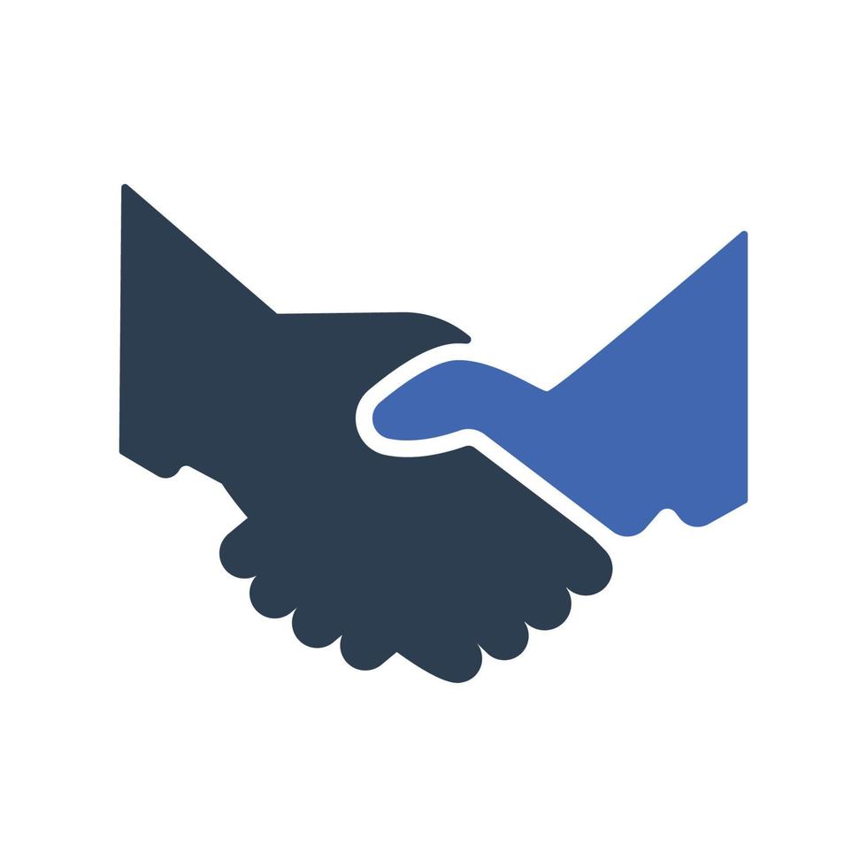 Business deal icon. Agreement symbol for your web site , logo, app, UI design vector