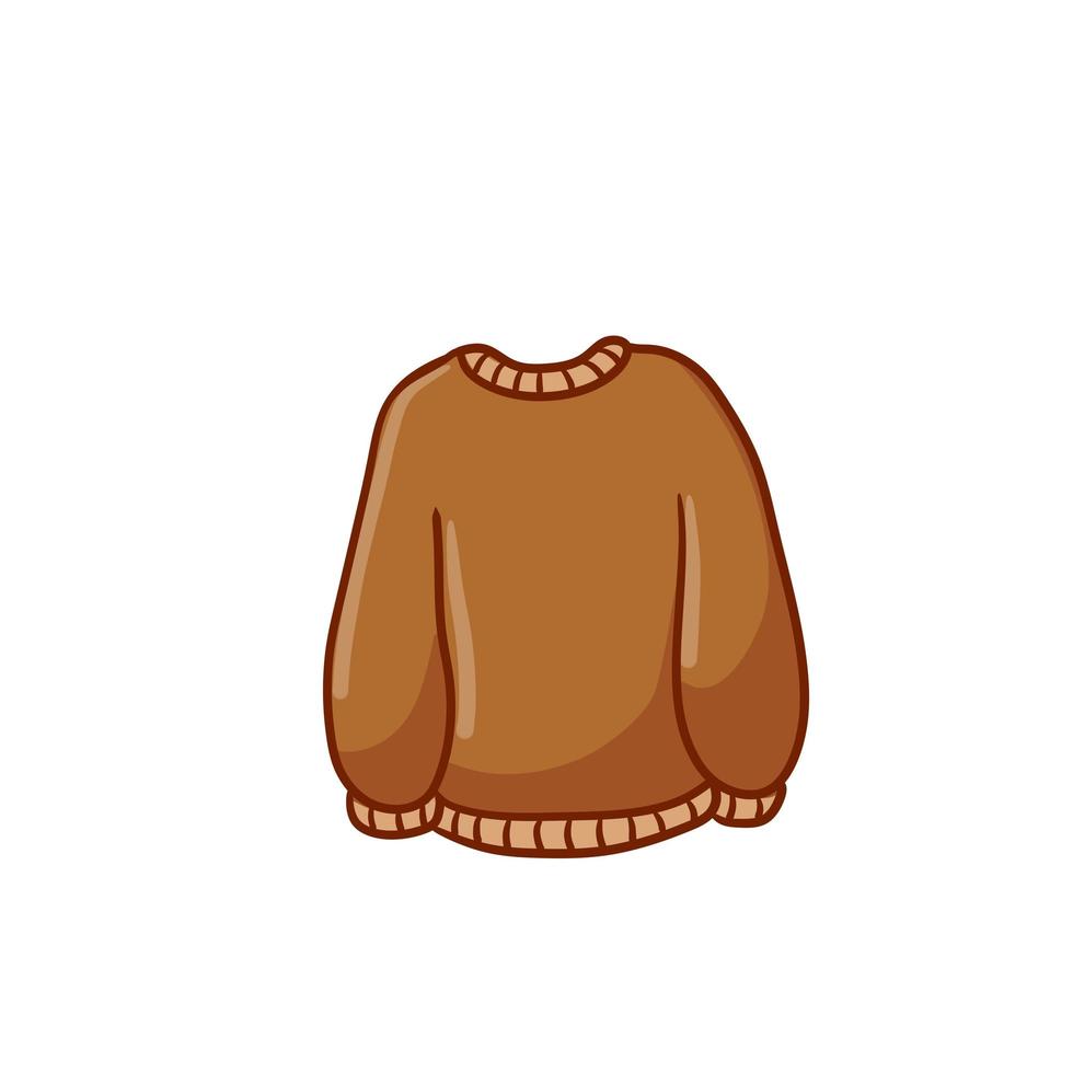 Sweater. Winter clothing. vector