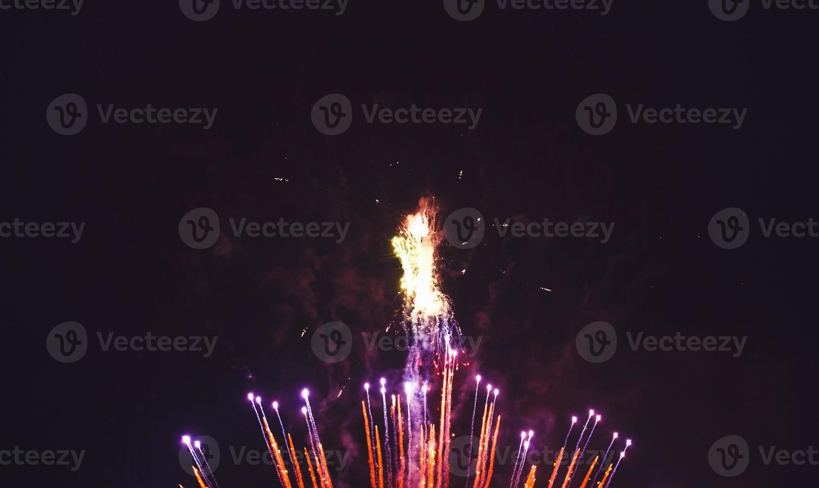 Colorful fireworks celebration photo