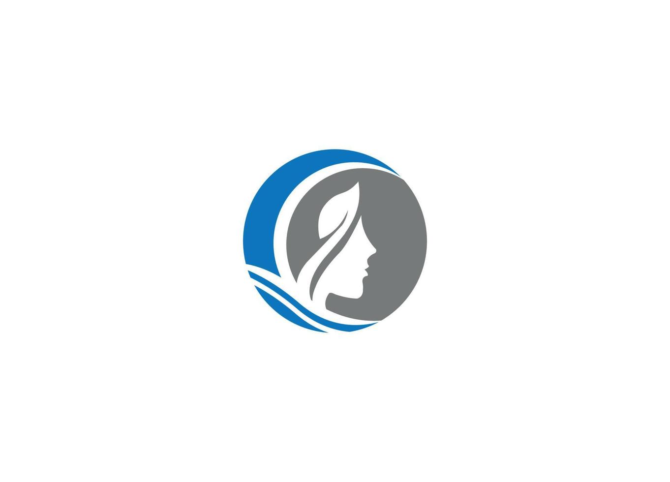 face logo modern design vector icon template
