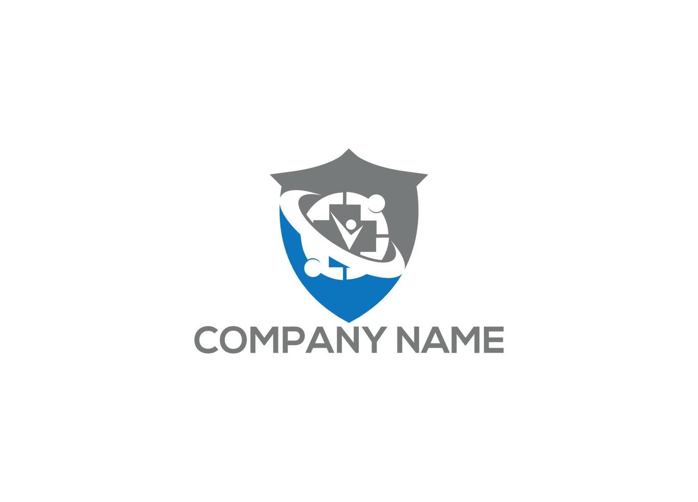 security logo design vector icon template with white background