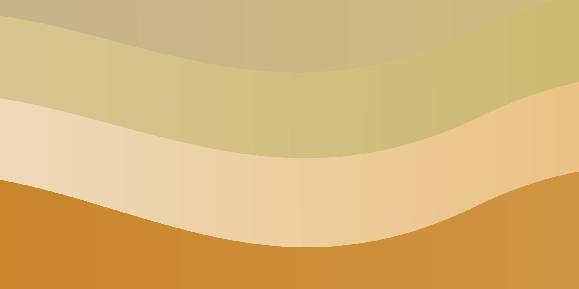 Light Orange vector background with bent lines.