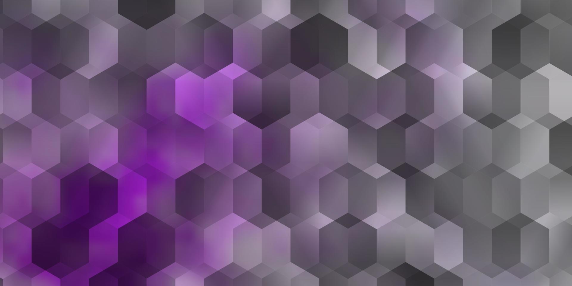 Light Purple vector template in hexagonal style.