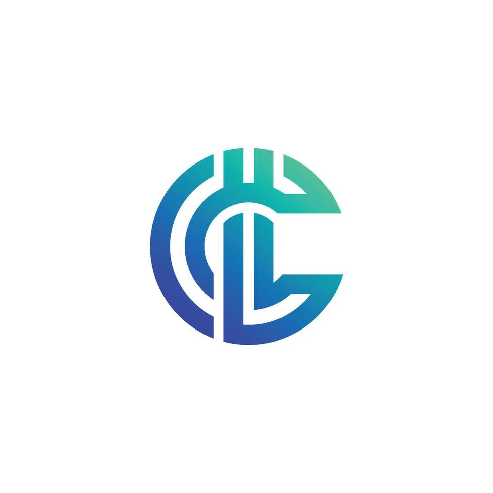 Letter CL Creative Modern Logo Design vector