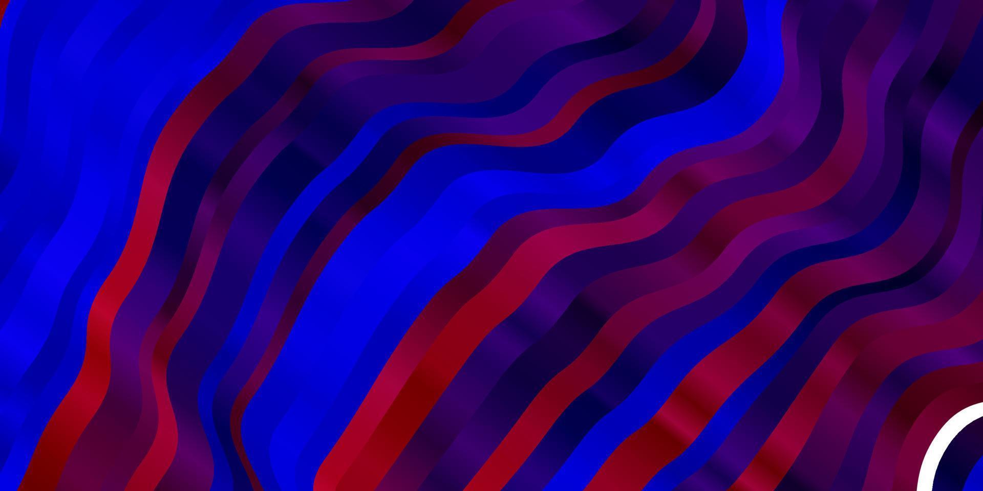 Dark Blue, Red vector pattern with lines.