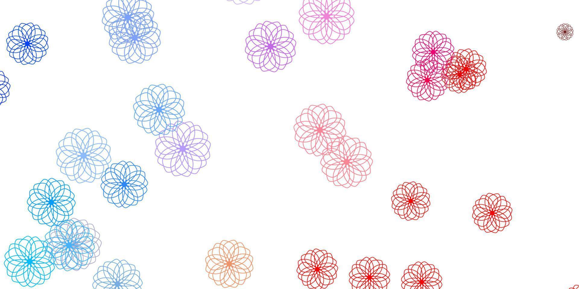 Light Blue, Red vector template with circles.