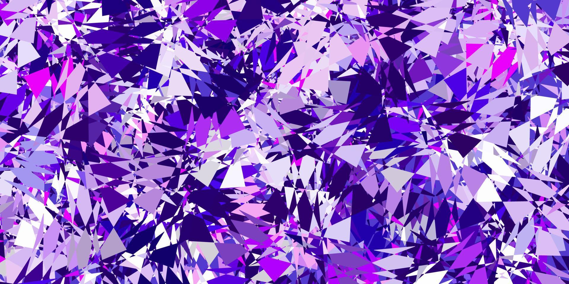 Light purple vector layout with triangle forms.