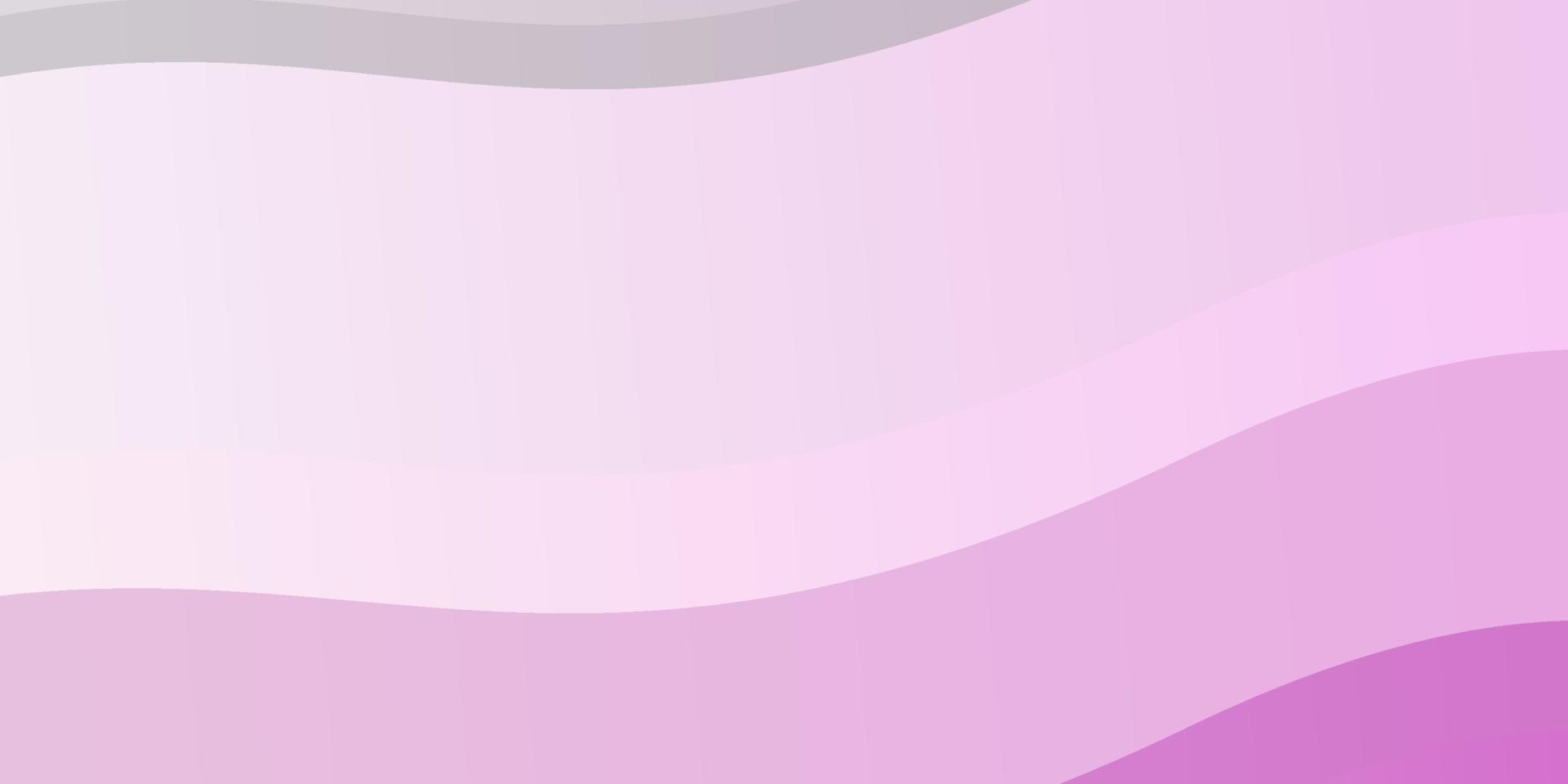 Light Pink, Yellow vector background with curves.