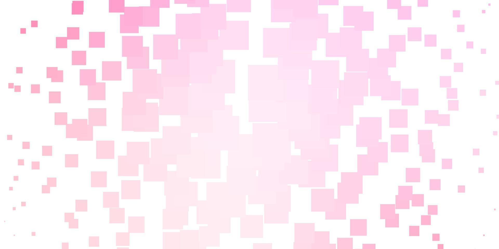 Light Pink, Yellow vector background with rectangles.
