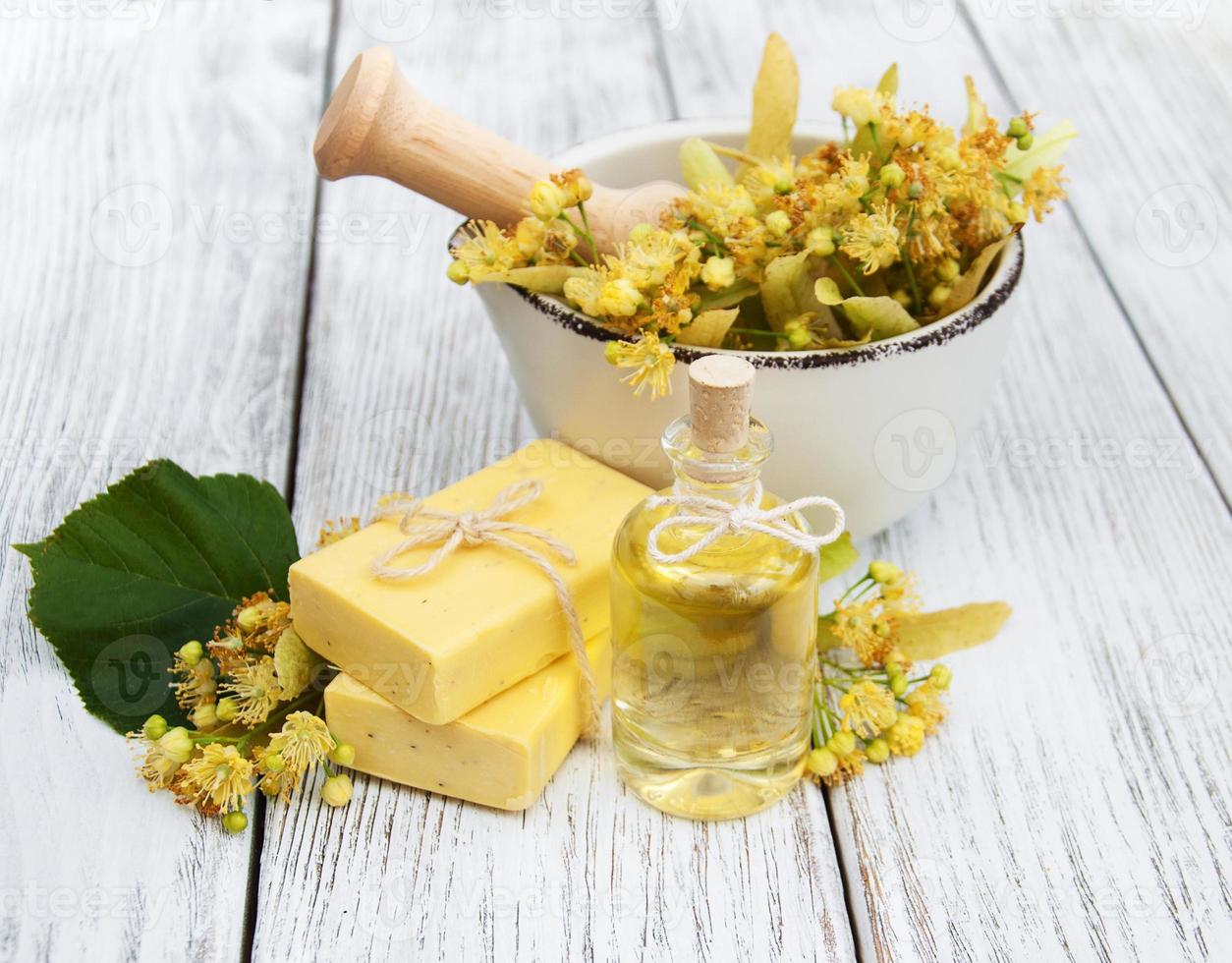 Handmade linden Soap photo