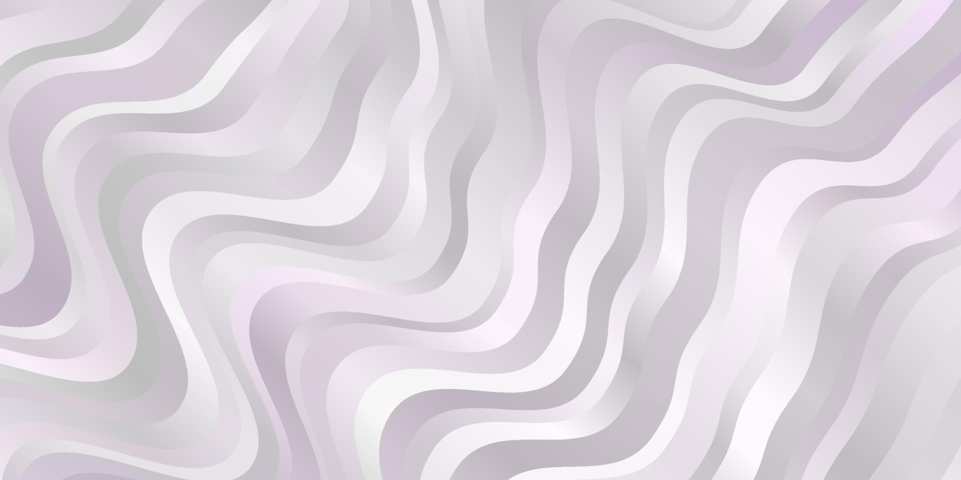 Light Purple vector pattern with curved lines.