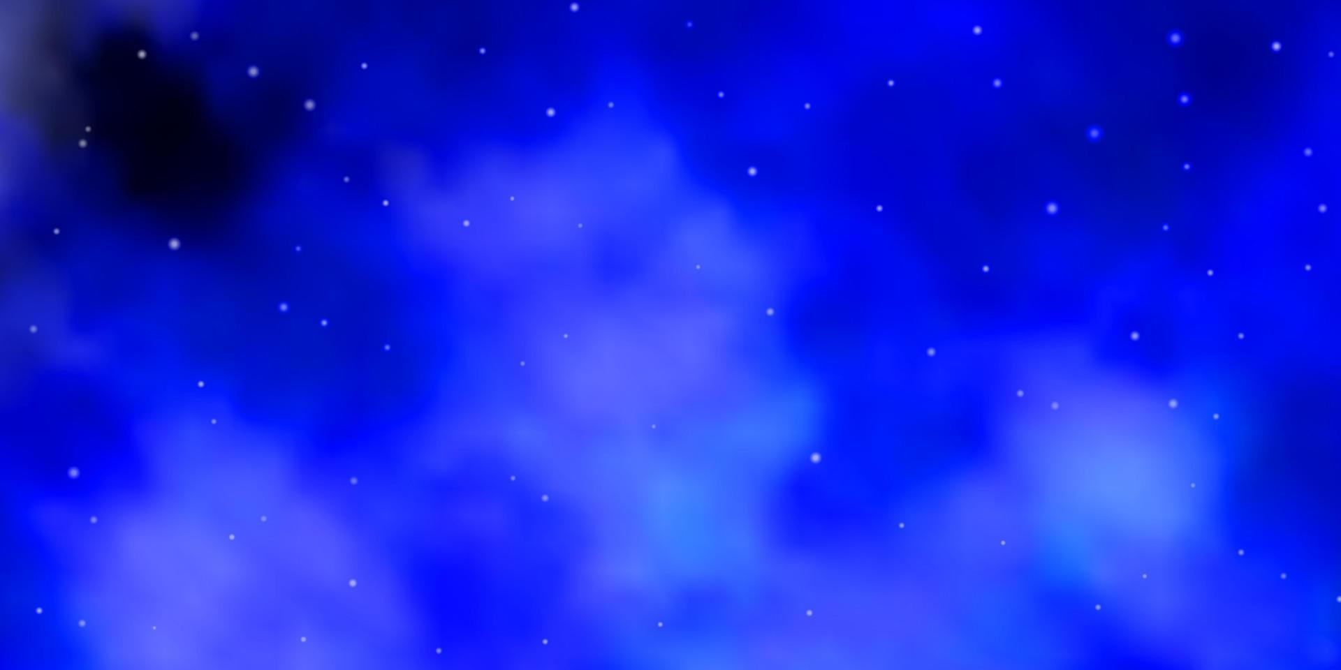 textura de vector azul oscuro con hermosas estrellas.