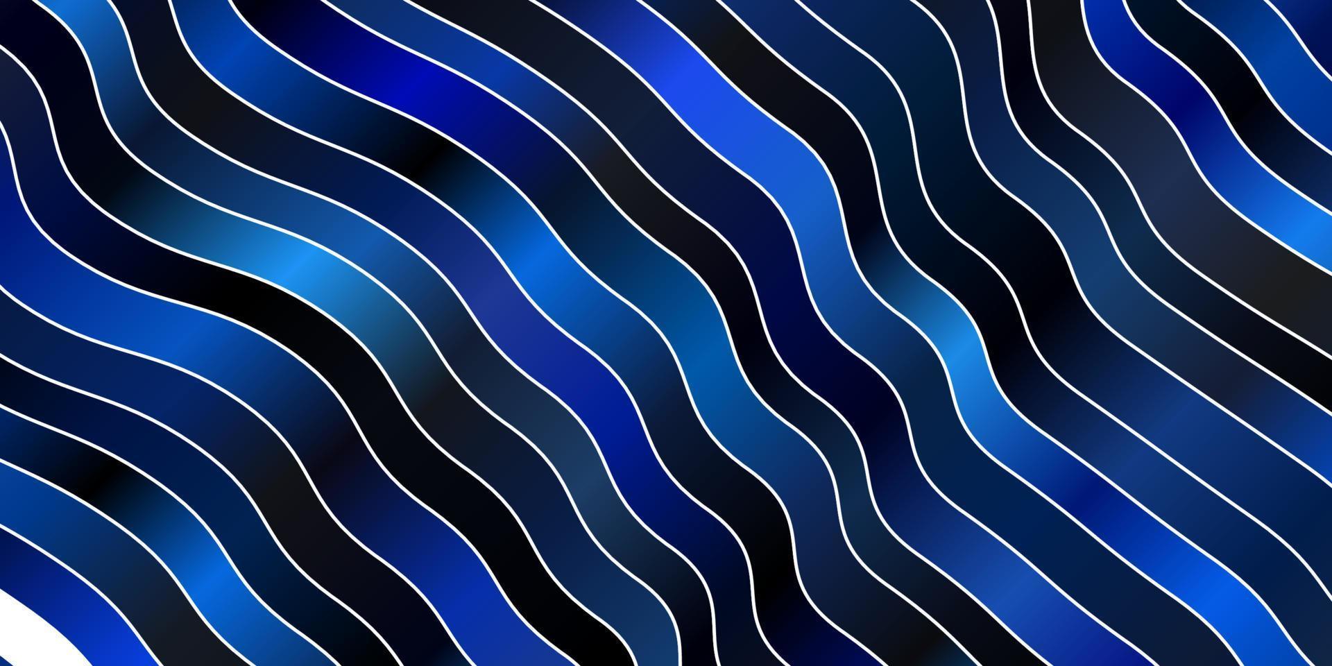 Dark BLUE vector background with lines.