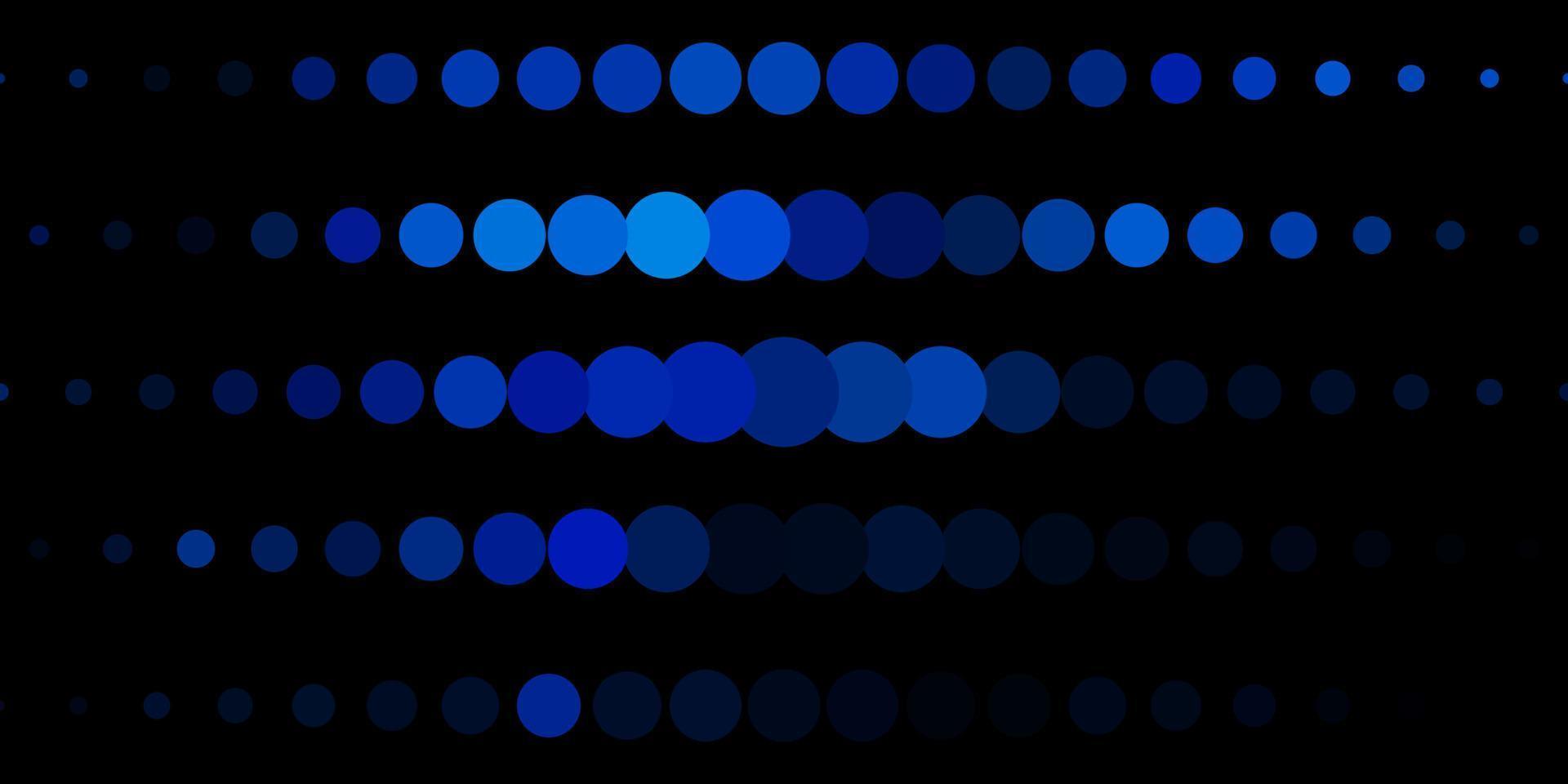 Dark BLUE vector pattern with spheres.