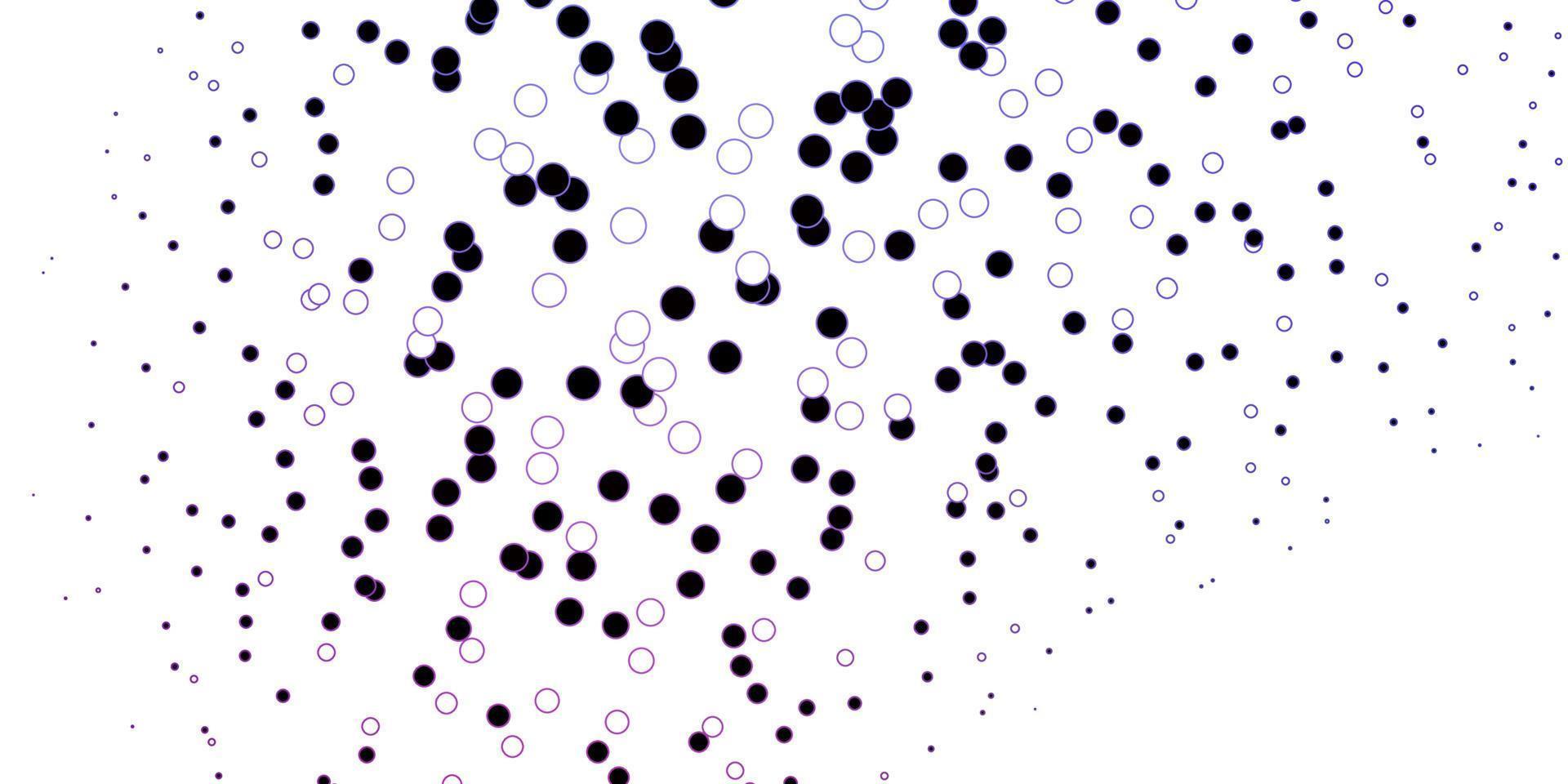 Dark Purple, Pink vector background with spots.