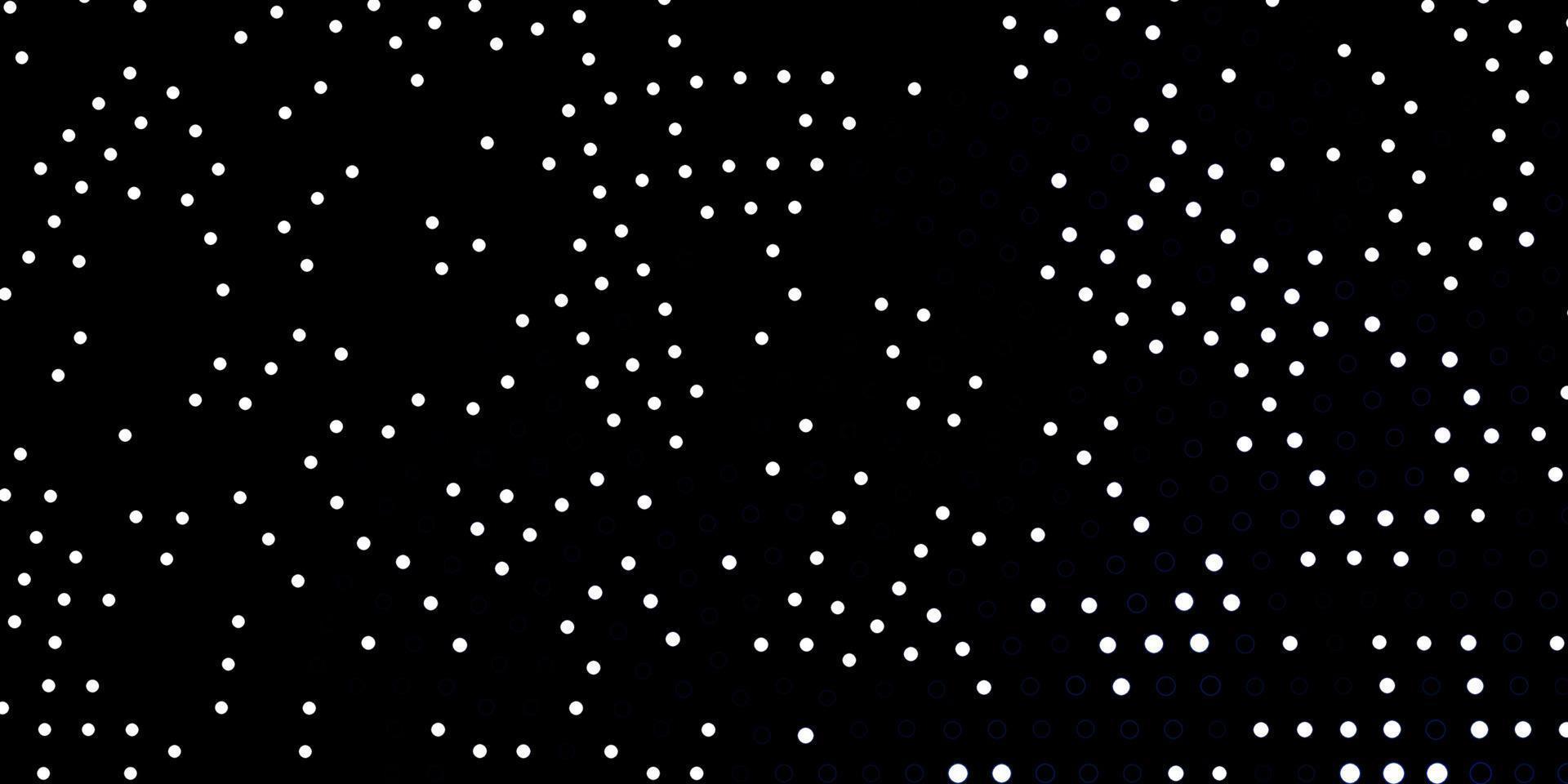 Dark BLUE vector template with circles.
