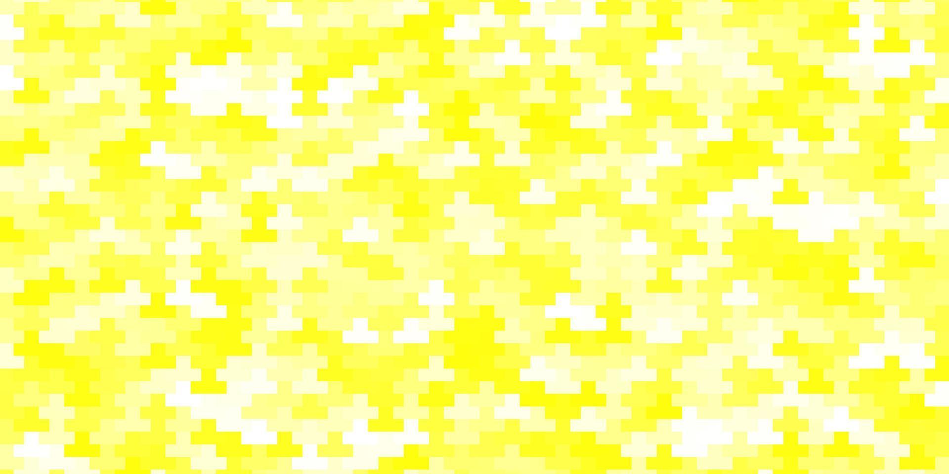 Light Yellow vector layout with lines, rectangles.