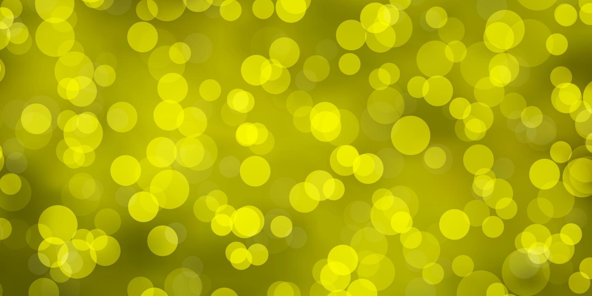 Light Yellow vector background with spots.