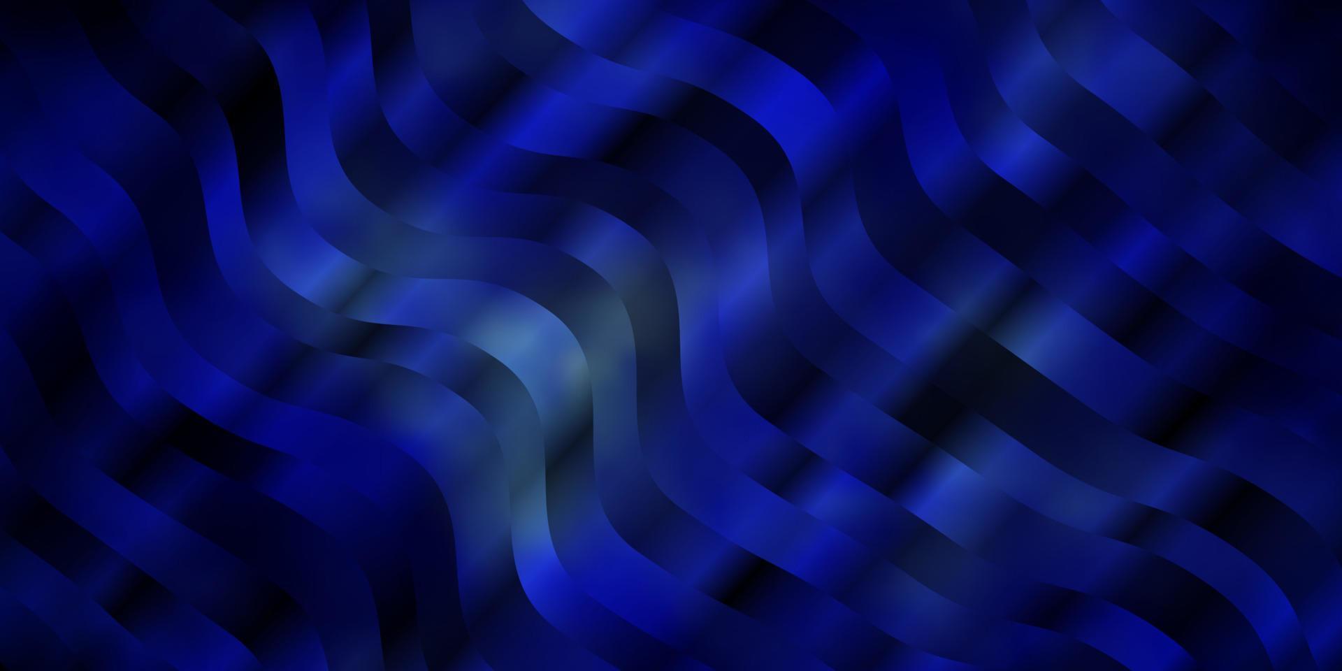 Dark BLUE vector texture with wry lines.