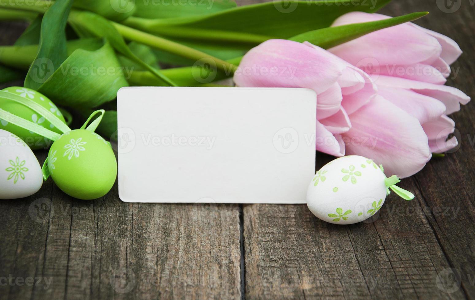 Easter greeting card photo