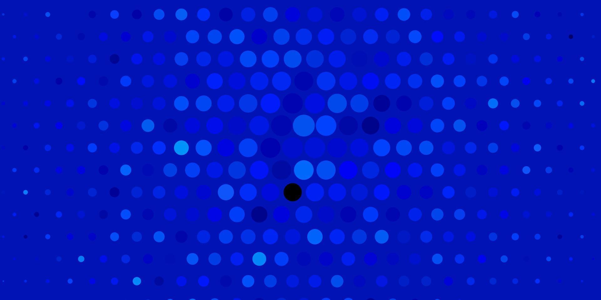 Dark BLUE vector template with circles.