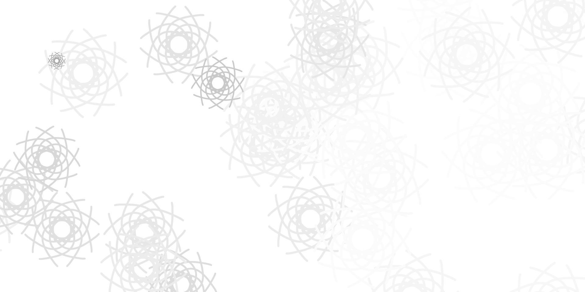 Light Gray vector background with random forms.