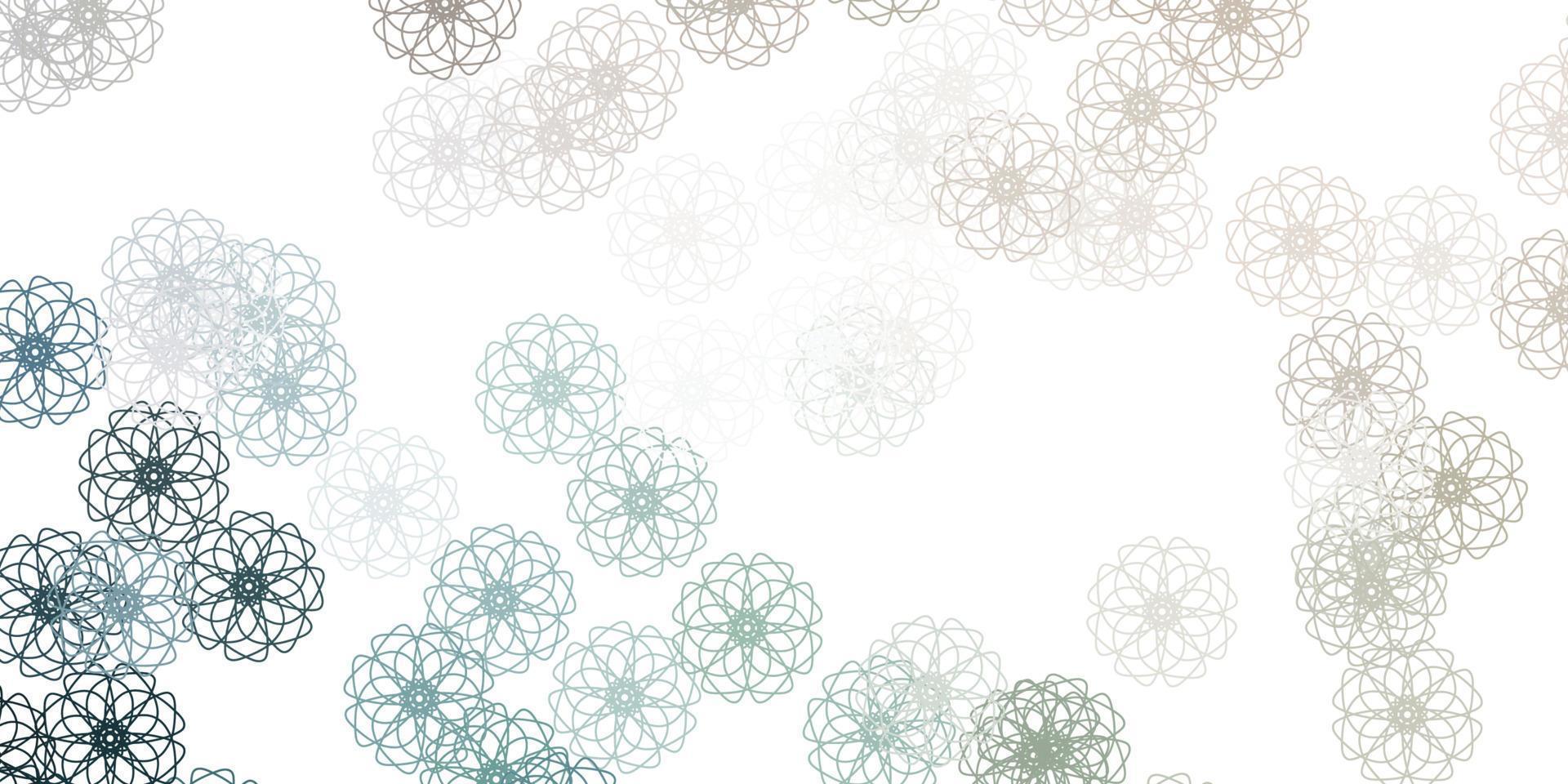 Light Gray vector natural layout with flowers.