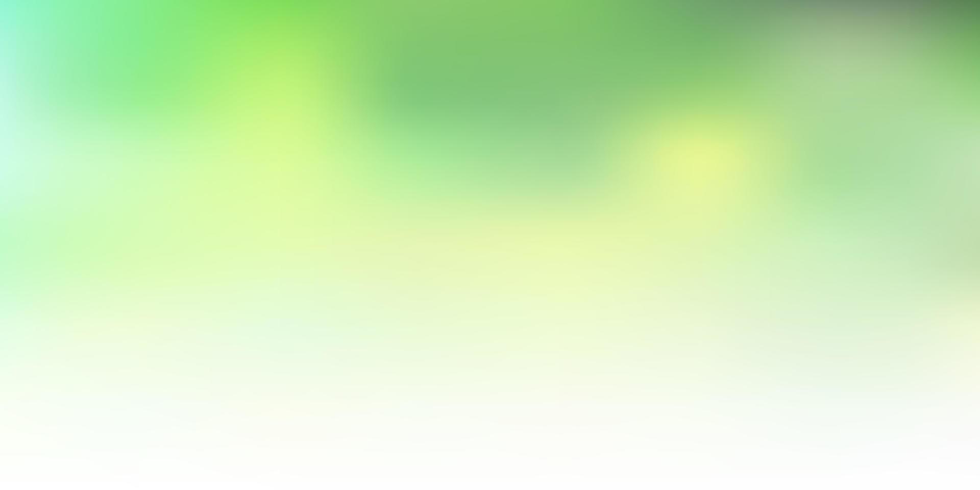 Light green, yellow vector gradient blur template.