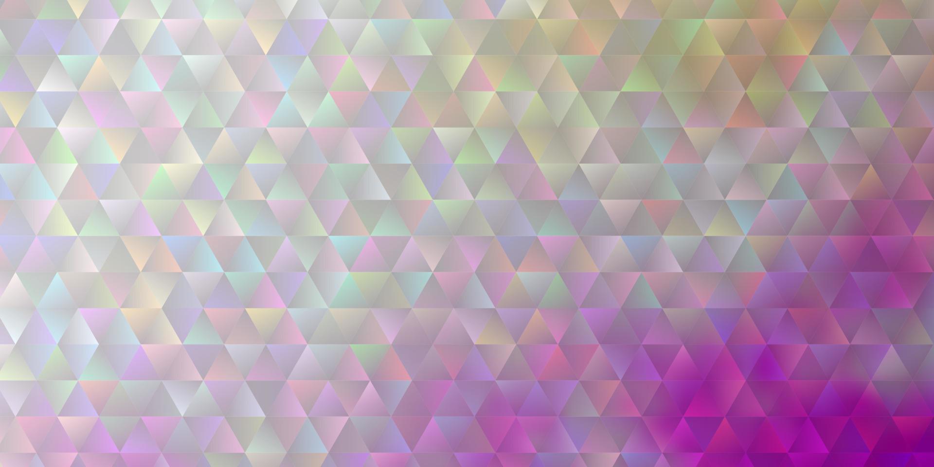 Light Pink, Yellow vector template with crystals, triangles.
