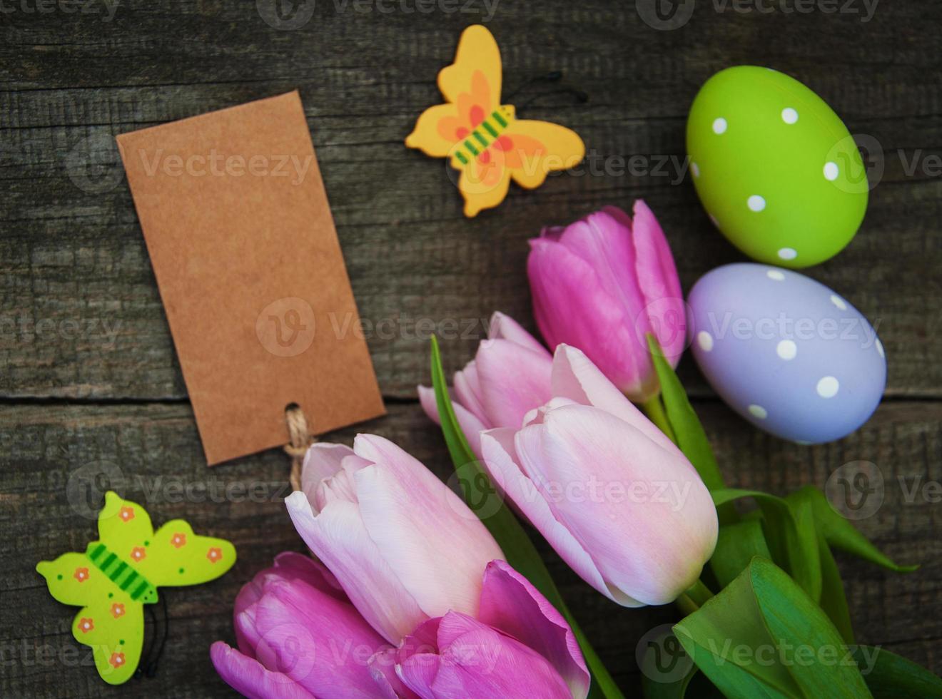Easter greeting card photo