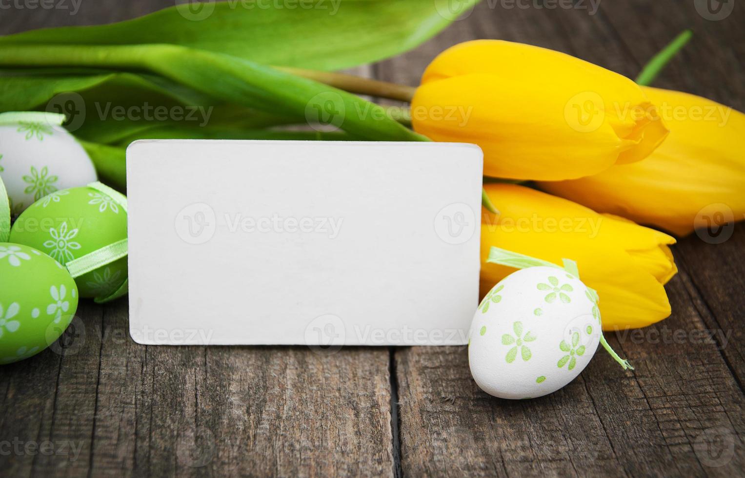 Easter greeting card photo